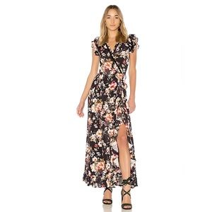 RAVN Black Floral Dress